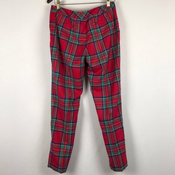 VINEYARD VINES • Jolly Plaid Cocktail Pant NWT - Picture 4 of 6
